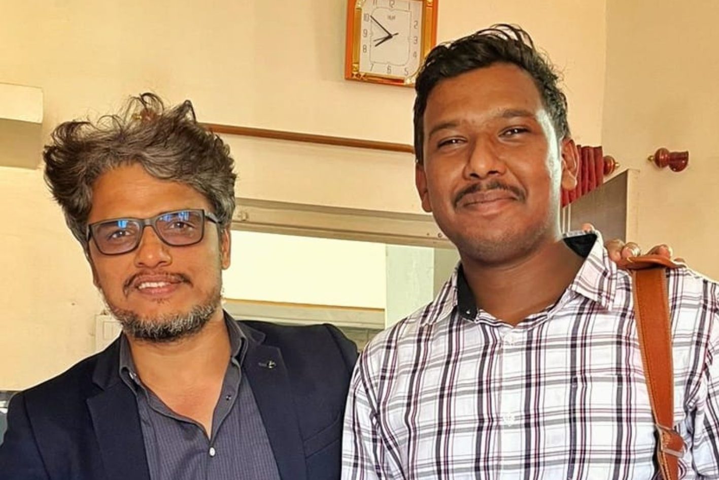 Sahil Rajjak Mulla with Prof. Sharad Baviskar